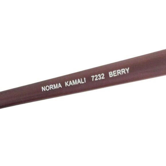 Norma Kamali 7232 Berry Rectangular Eyeglasses Frames 50-16-135 - Picture 6 of 7